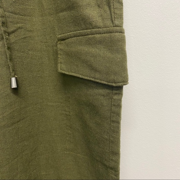 ✨NEW✨ OLIVE CARGO PANTS | STRAIGHT LEG | TROUSERS - Picture 4 of 6